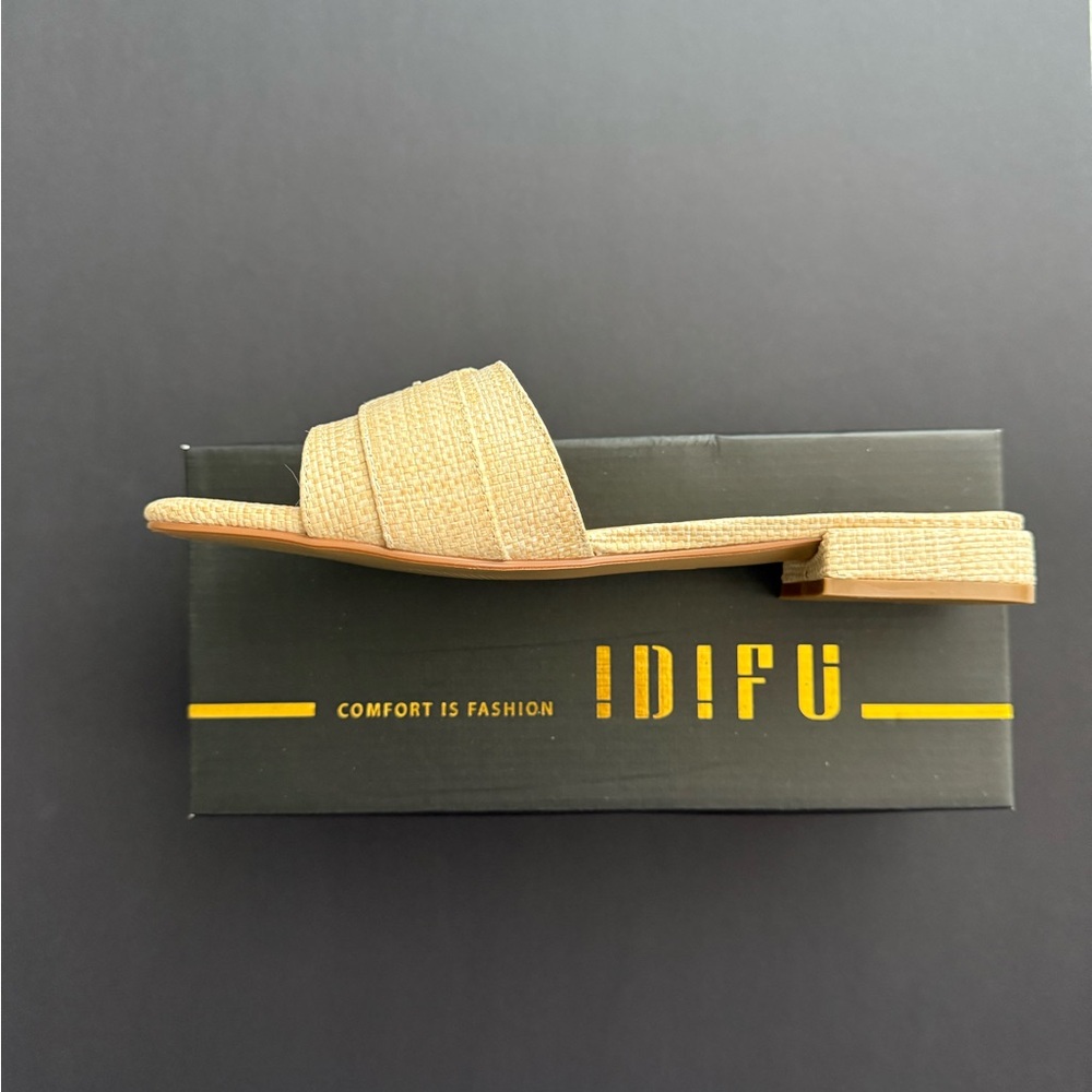 Beige Women's Slides - Picture 4 of 4